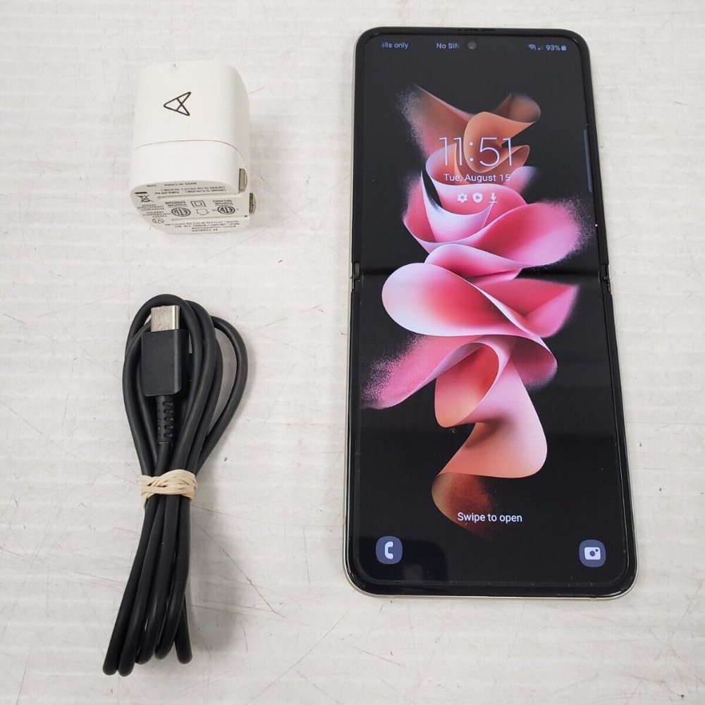 (46366-1) Samsung SM-F711W Cellphone- Unlocked 128GB